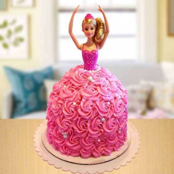 Barbie Theme Cake by Sugar & Soul